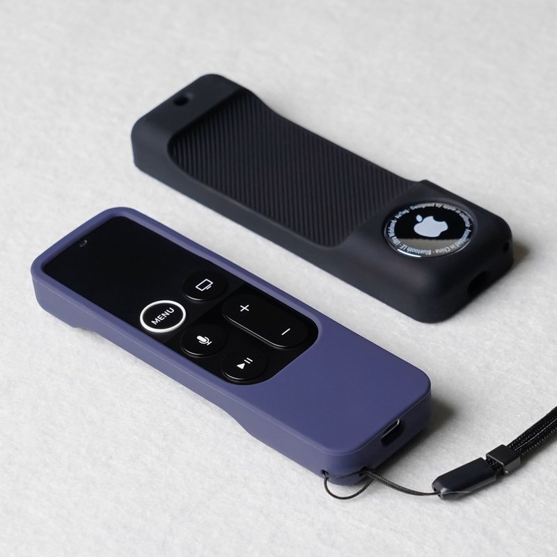Apple TV 遥控器 Siri Remote 1代 - 硅胶保护套(可安装AirTag) - 数码小物 - 硅胶 多色