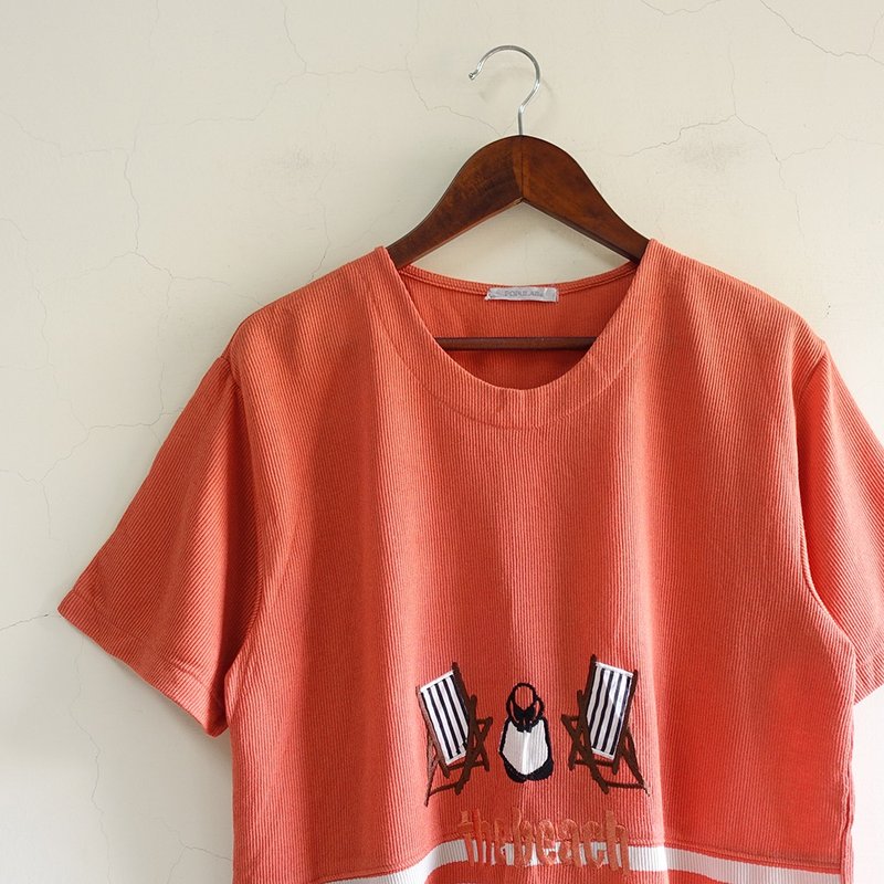 │Slowly│ 聊聊/古着上衣/日本制 │vintage.复古.文艺 - 女装上衣 - 聚酯纤维 多色