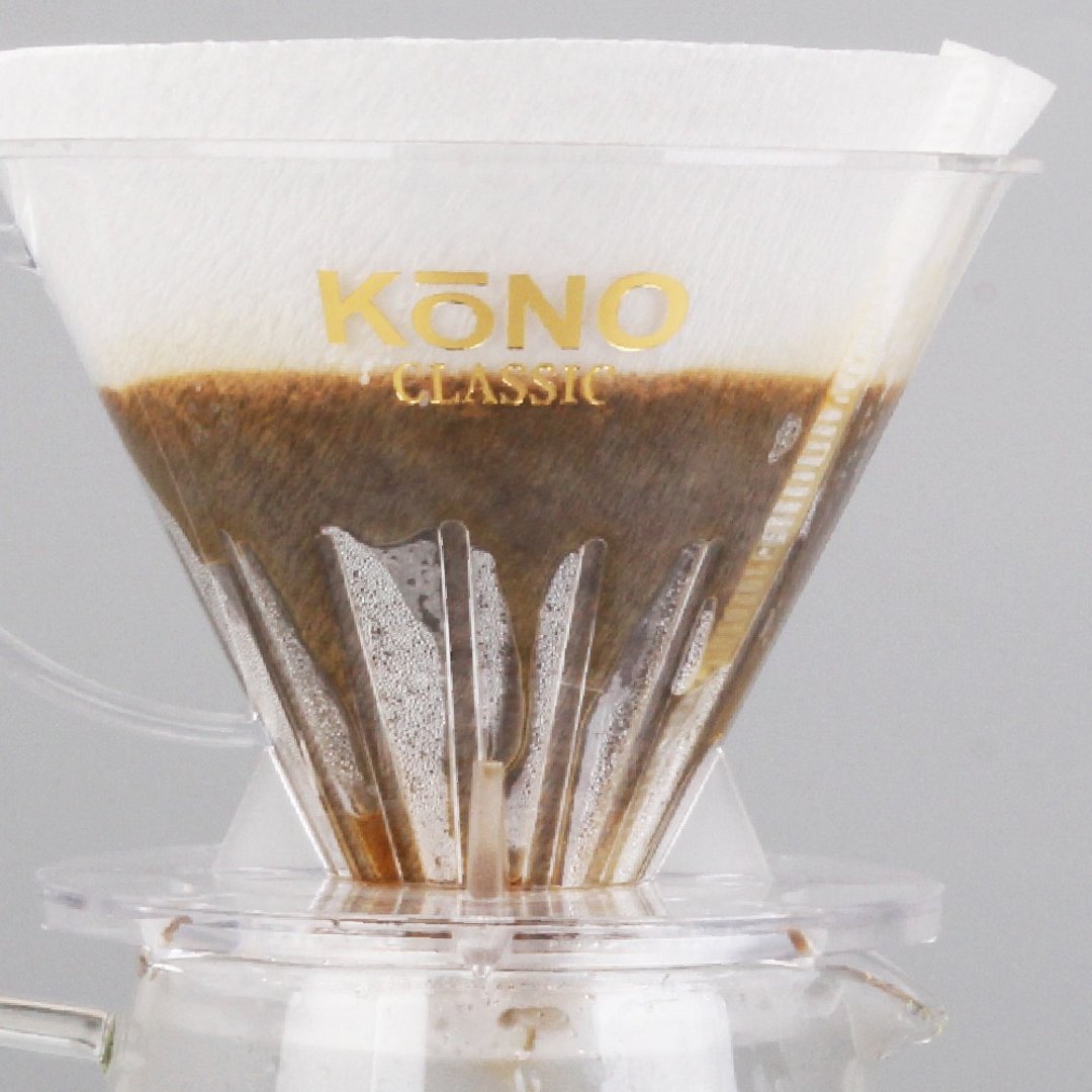 【日本】KONO 02系列 名门锥型滤杯 / 长肋骨 │2~4人使用 / V60 - 咖啡壶/周边 - 树脂 透明