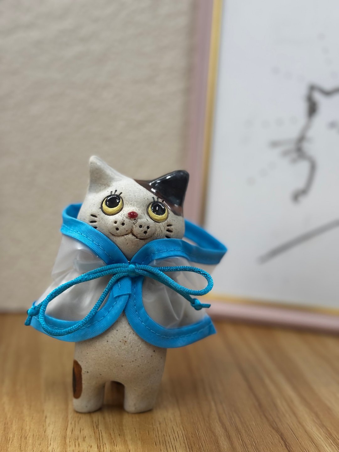 布施猫 | 站立猫 - 摆饰 - 陶 