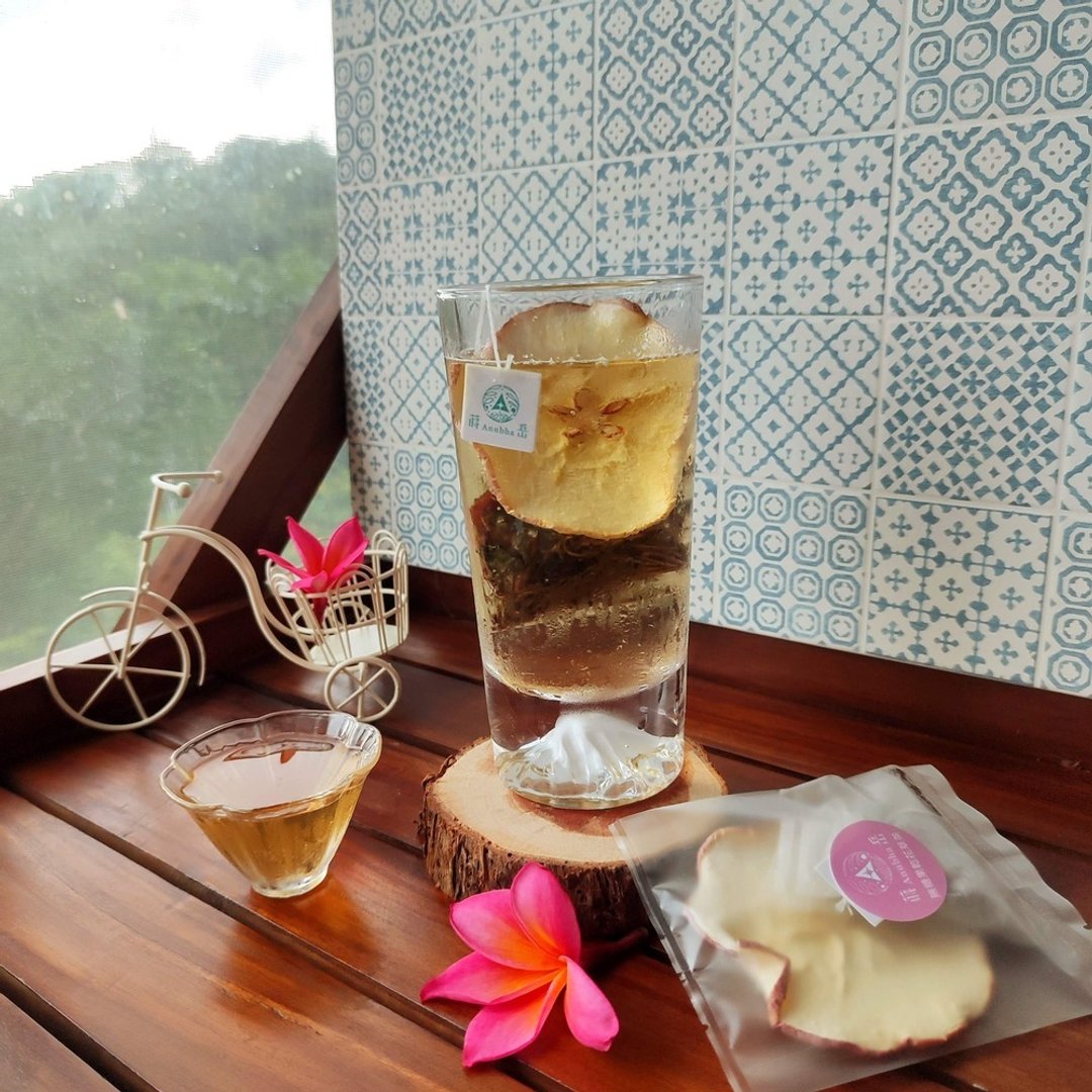 苹果香草茶包-无糖果干花茶-无咖啡因-自然农法香草-冷泡热泡皆宜 - 茶 - 植物．花 