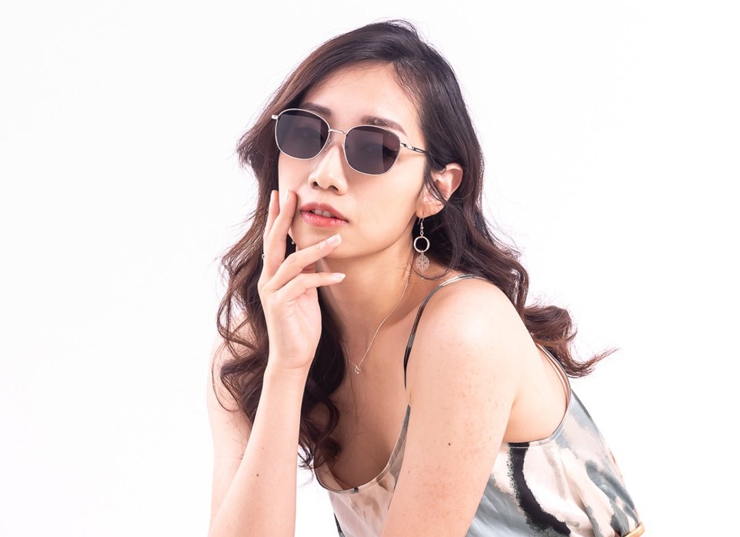 2is KaceS 太阳眼镜 简约方框│圣诞礼物 - 墨镜 - 其他金属 银色