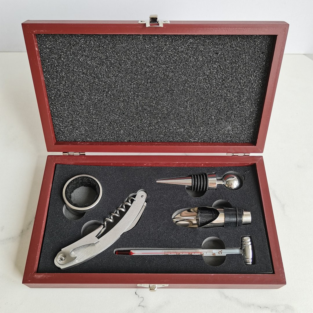 Wine Gift Box|高级红酒开瓶器套装|彩色钻石印刷 - 开瓶器/开罐器 - 木头 