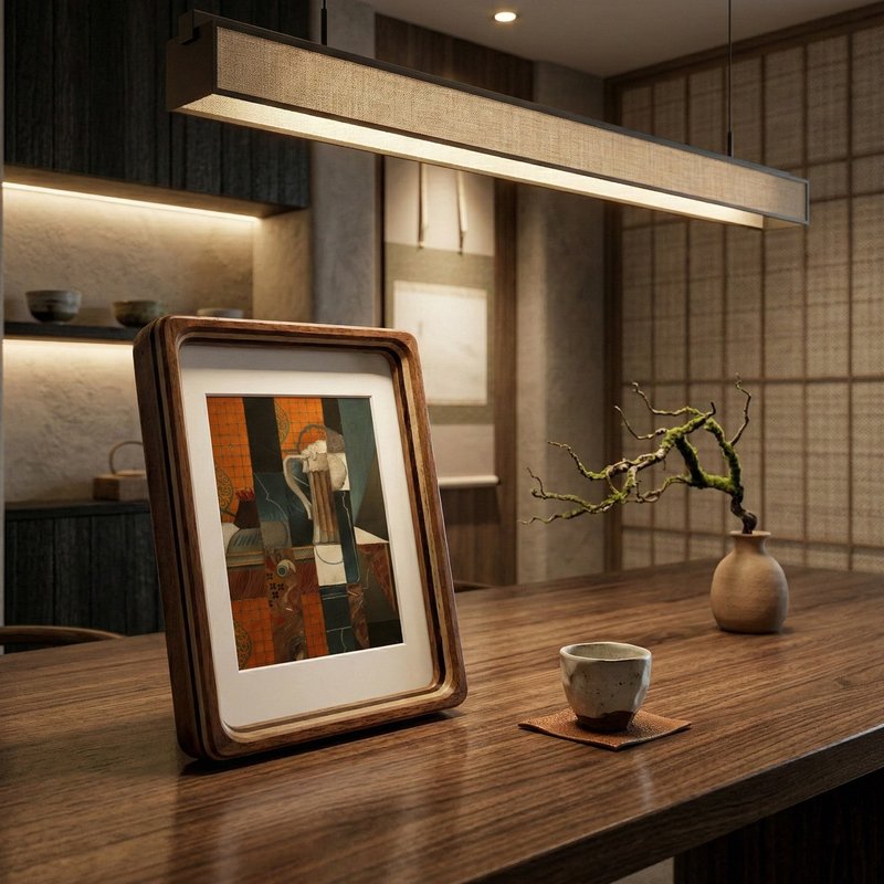 黑胡桃木圆角拼色实木相框 - 高级圆角摆台/简约/横竖摆挂 - 画框/相框 - 木头 咖啡色