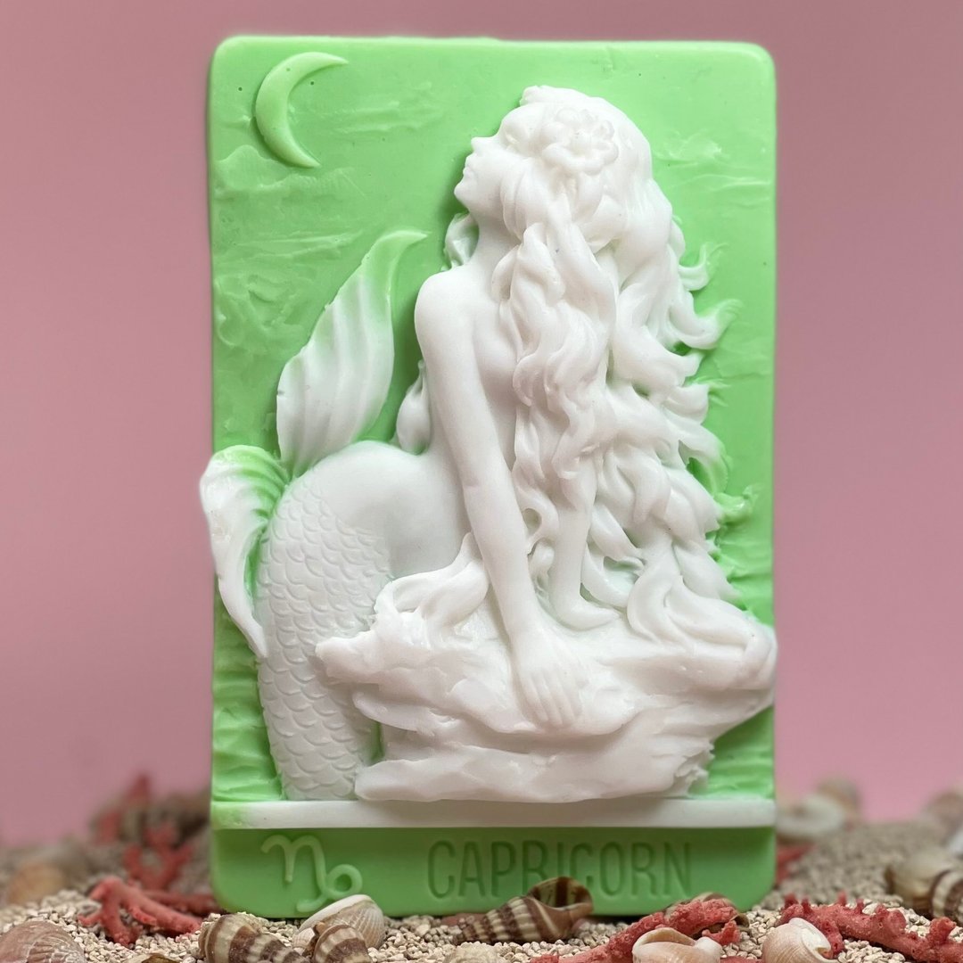 美人鱼/香氛皂 12星座/摩羯座 手工皂 - 肥皂/手工皂 - 其他材质 白色