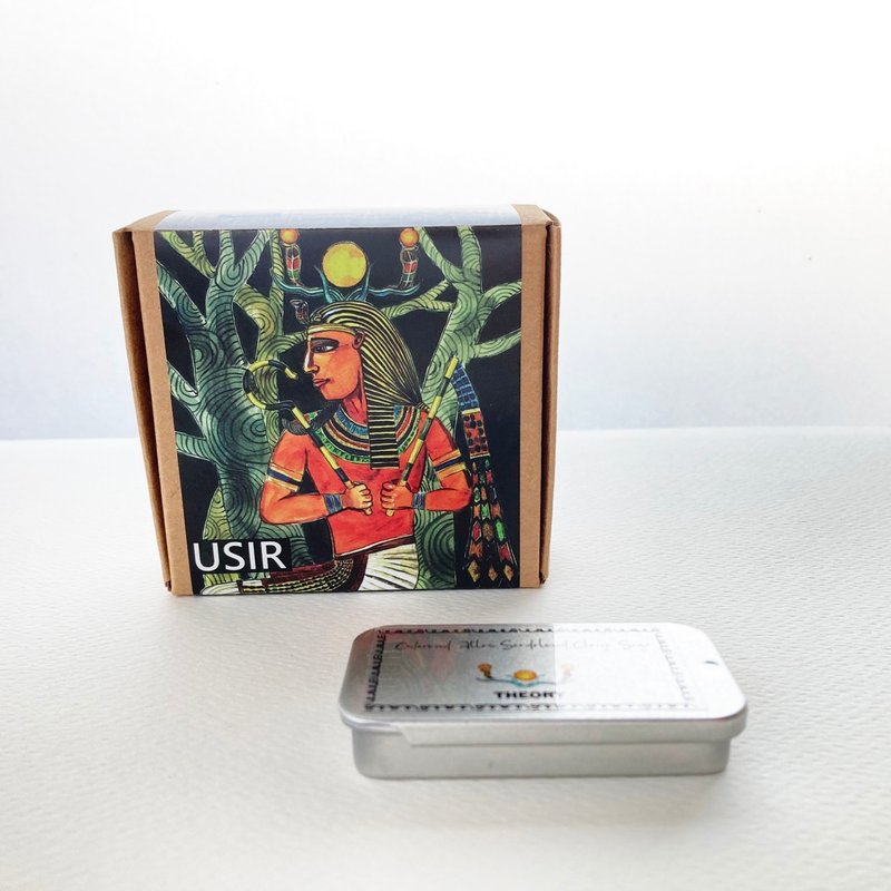 埃及系列│USIR欧西里斯精油香膏。大西洋雪松+檀香+鼠尾草精油 - 香水/香膏 - 精油 咖啡色