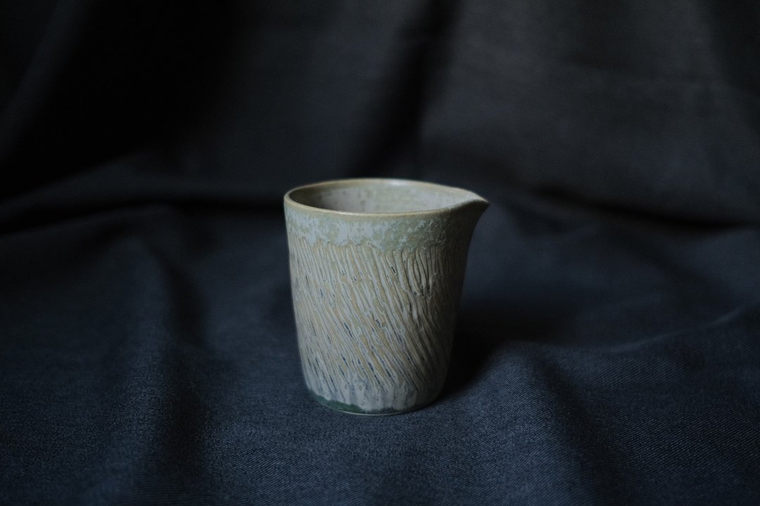 灰鼠・遗迹骸・曲・茶海 - 茶具/茶杯 - 陶 灰色