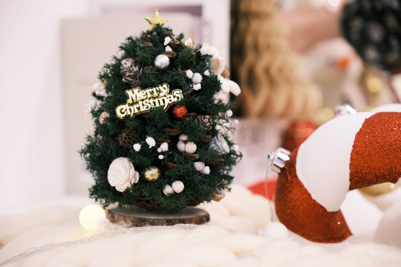 不凋松果扩香圣诞树 - 香薰/精油/线香 - 植物．花 绿色