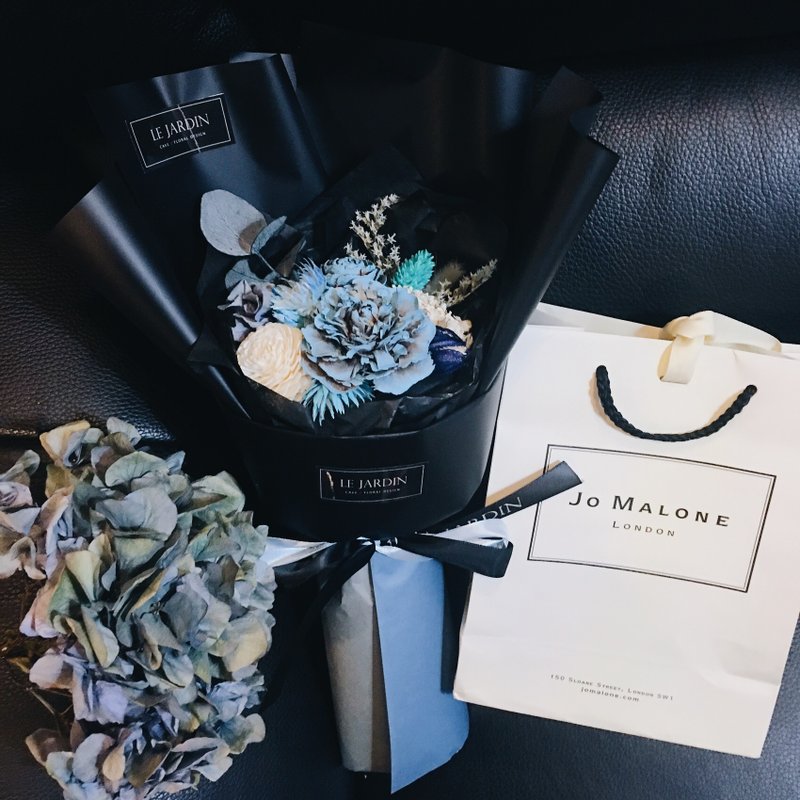 “ Le Jardin ”蓝色午后 手做干燥花束 / 情人节 生日礼物 - 植栽/盆栽 - 纸 蓝色