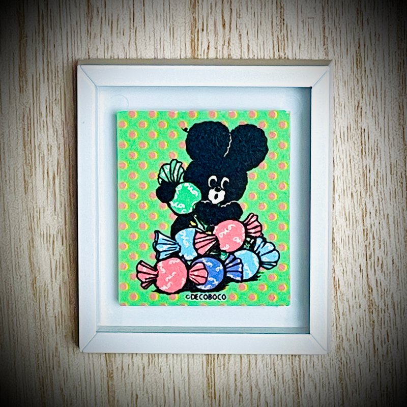 迷你画框磁铁 向日葵太郎的宝物清单 糖果 - 冰箱贴/磁贴 - 塑料 