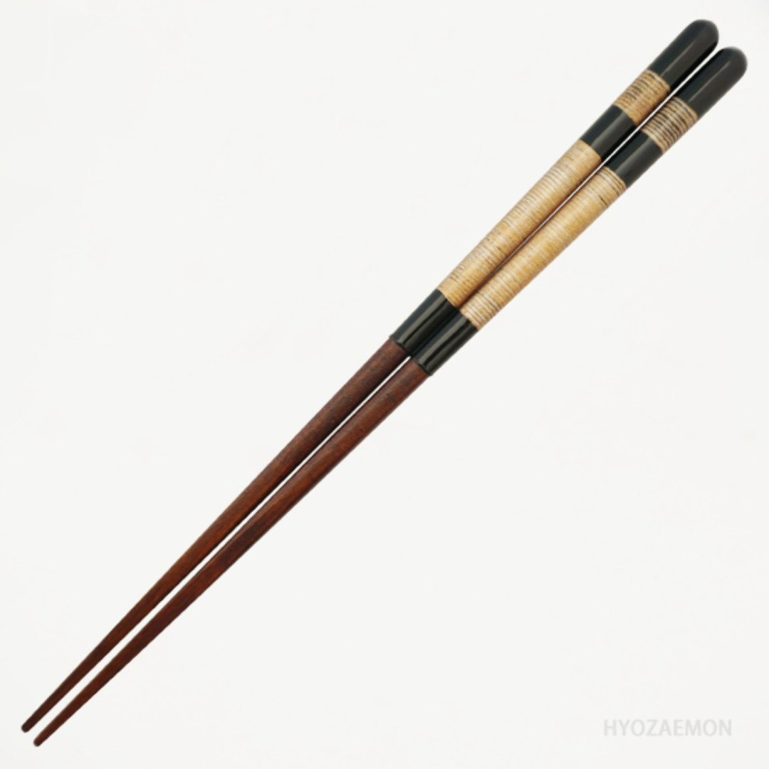 兵左卫门筷子，尖角，樱草色，黑色，大号23.5厘米红色，中21.5厘米 - 筷子/筷架 - 木头 
