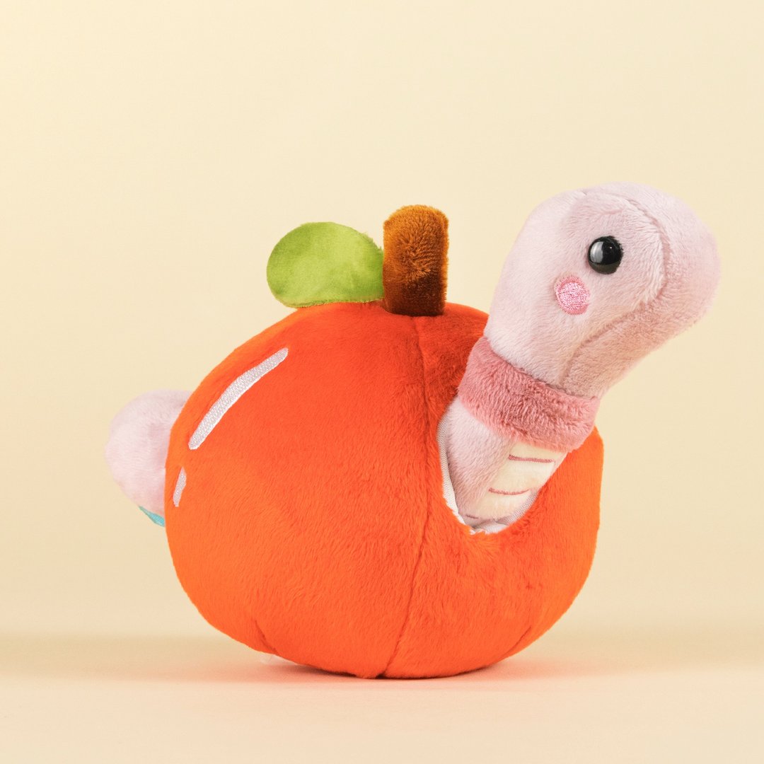 Mini Bellzi | Apple Wormi 苹果虫虫 - 玩偶/公仔 - 其他人造纤维 红色