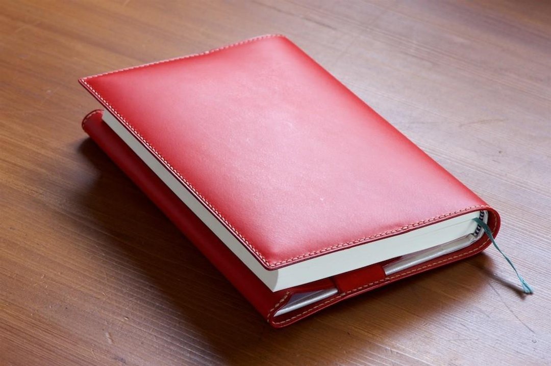 Book cover A5 size color order - 笔记本/手帐 - 真皮 多色