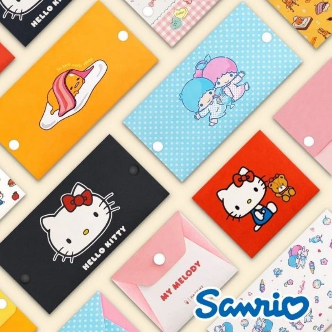 5折福袋 Sanrio MASKfolio 口罩套 Hello Kitty Melody蛋黄哥圣诞 - 口罩 - 纸 