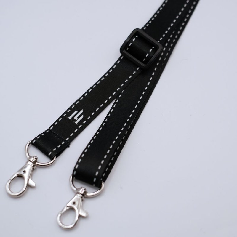 质感黑织背带－手机背绳 手机吊绳 肩背绳 颈挂绳 台湾制造 - 手机配件 - 其他材质 