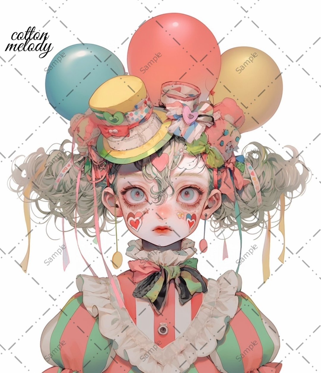 原创贴纸 No.110 人物贴纸 原创贴纸 人物贴纸 女孩贴纸 原创人物贴纸 - 贴纸 - 纸 