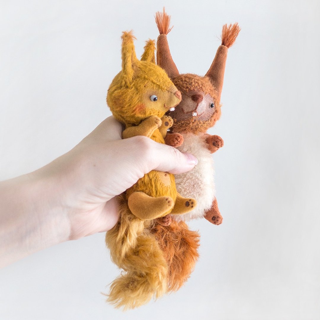 Teddy Squirrel - 玩偶/公仔 - 其他材质 橘色
