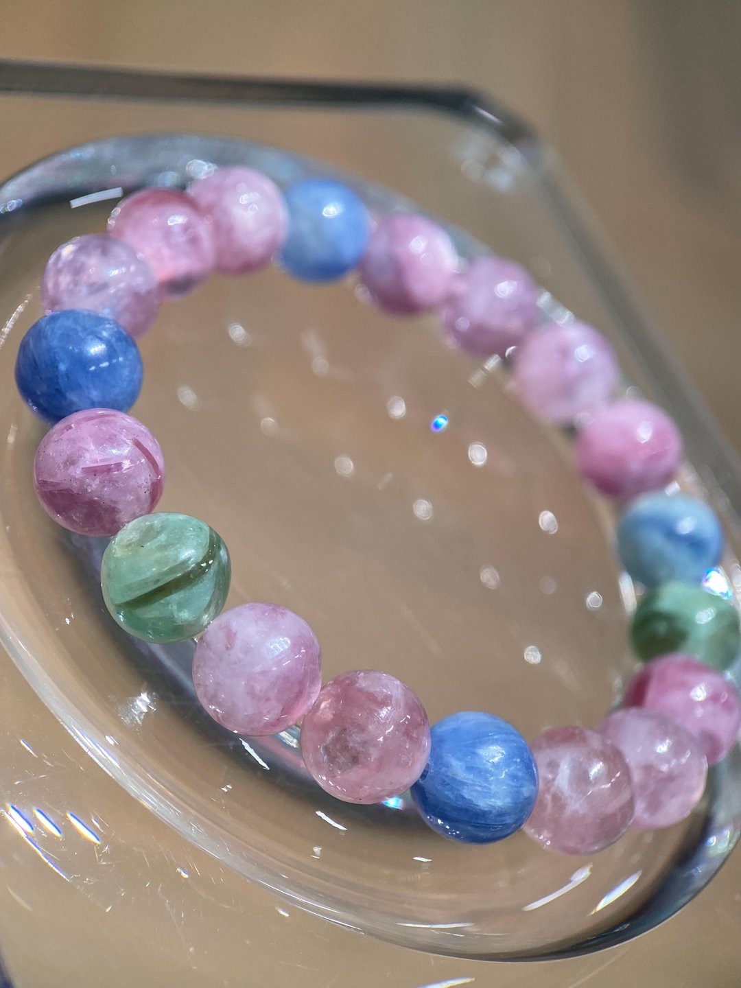 彩祖母晶 9mm 鳞光闪闪 浪漫 - 手链/手环 - 水晶 