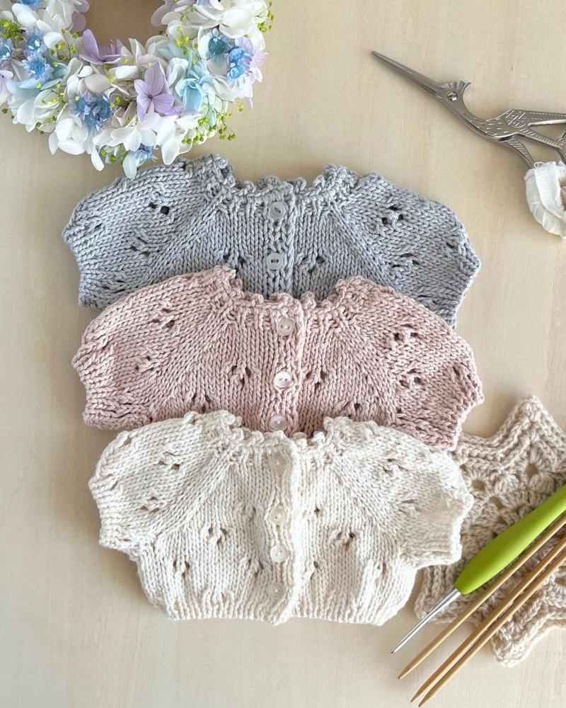 孔眼棉质毛衣 - 玩具/玩偶 - 棉．麻 