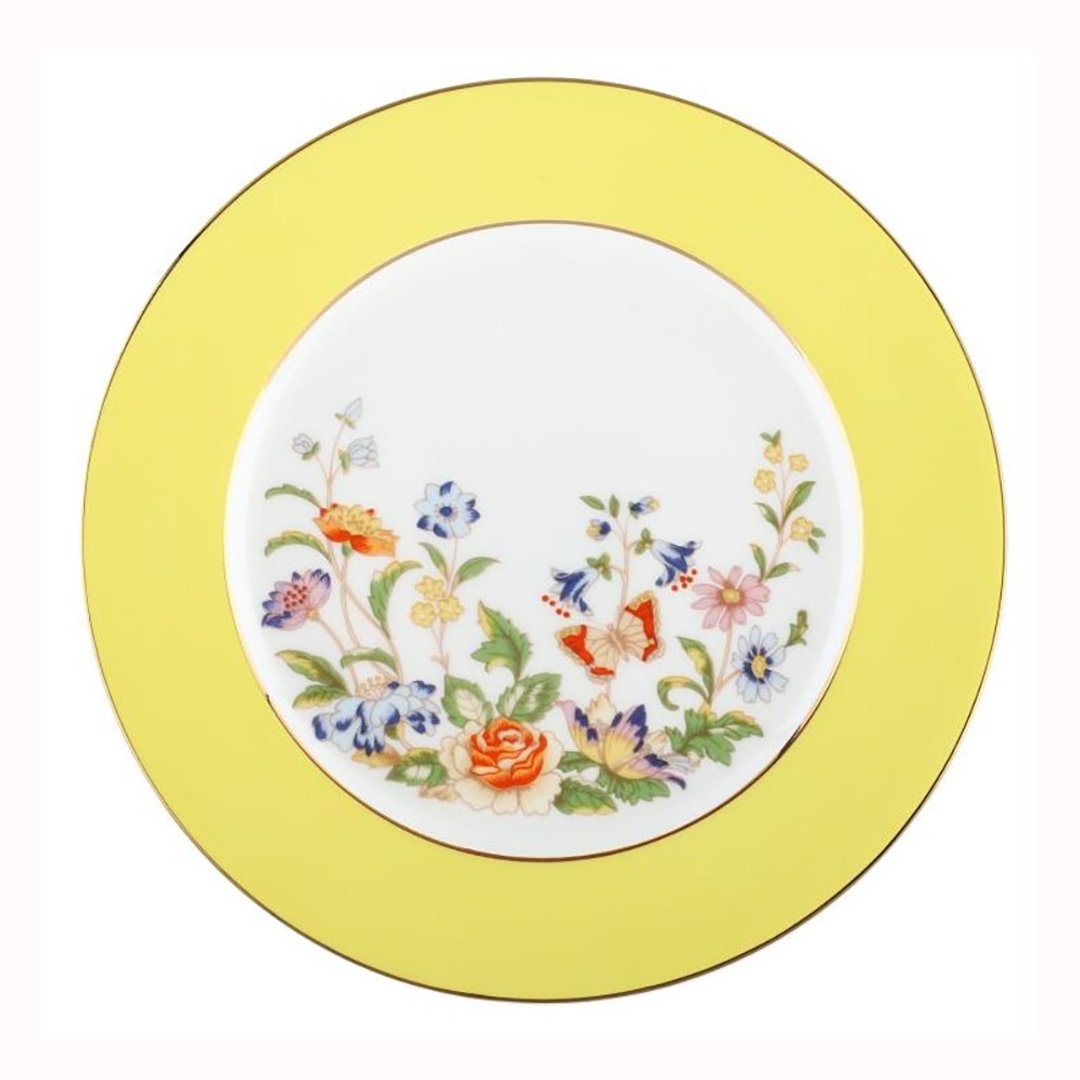 英国Aynsley 小屋花园系列 骨瓷色釉餐盘20cm 3色任选 - 盘子/餐盘/盘架 - 瓷 白色
