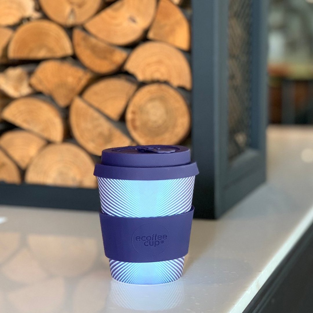Ecoffee Cup | 8oz环保随行杯(库布里克) - 咖啡杯/马克杯 - 其他材质 蓝色