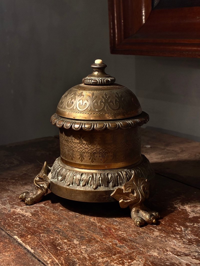 法国 1900 年代古董柜台钟 (inside the drawer) - 时钟/闹钟 - 其他金属 