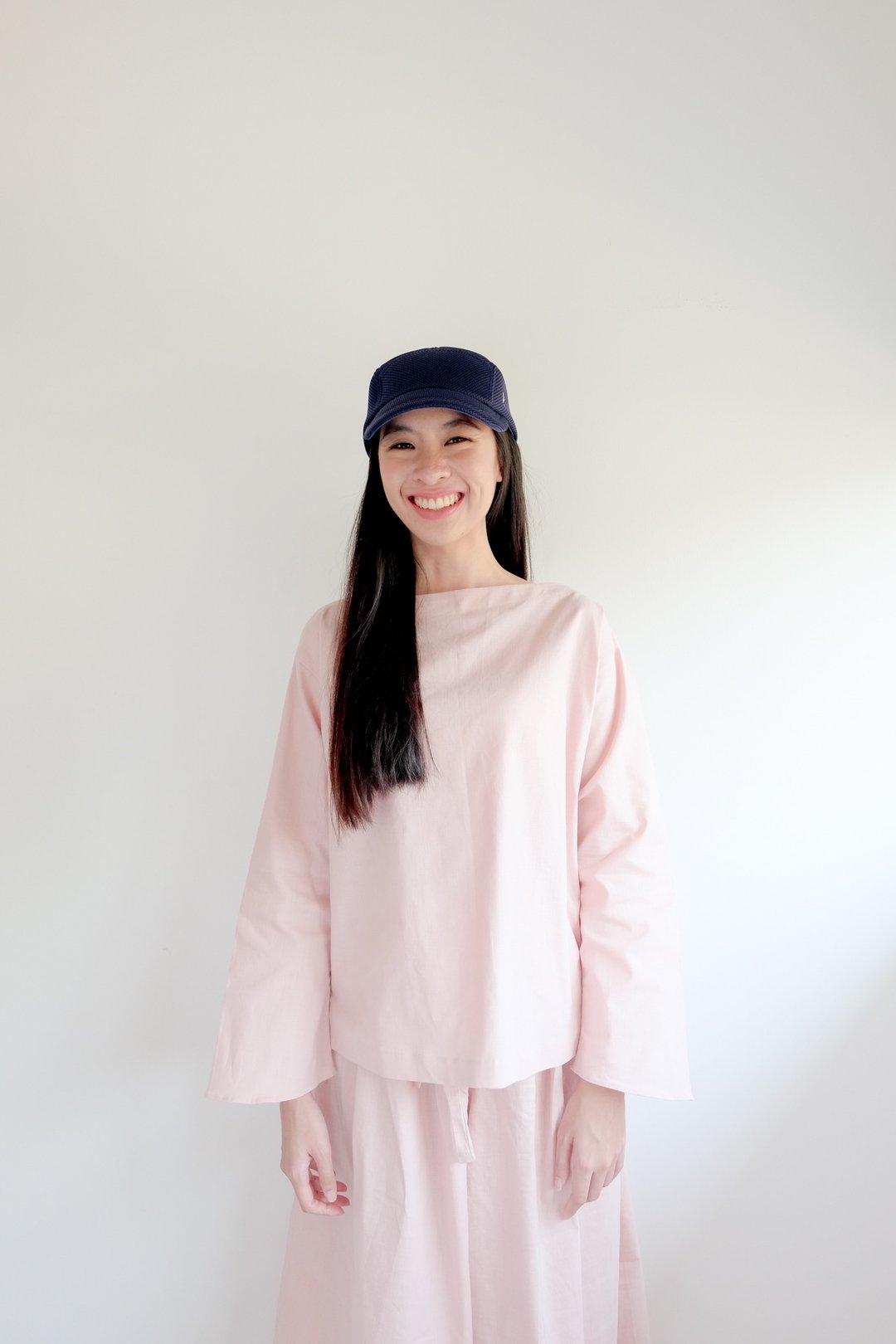PALINI Sandwich 5 Panel Cap - Navy - 帽子 - 其他材质 蓝色