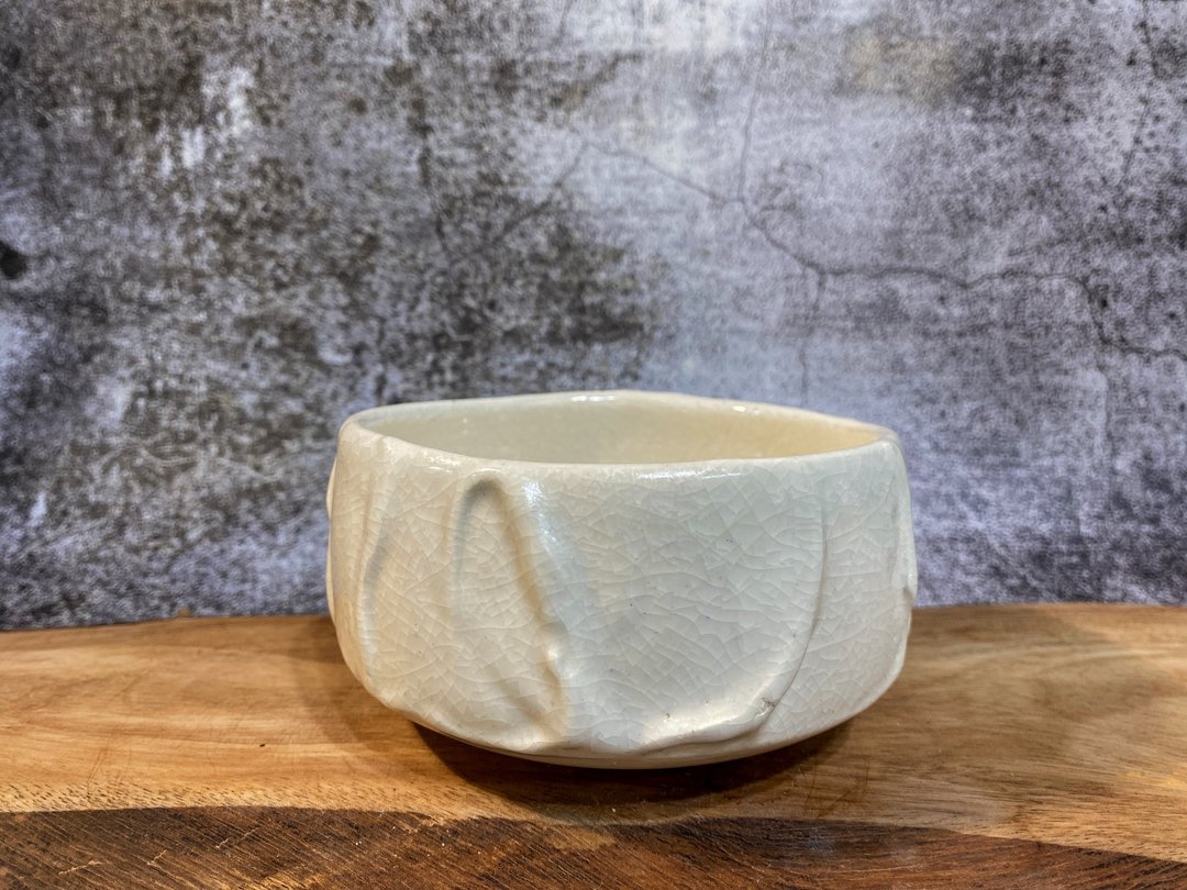 White chawan - 花瓶/陶器 - 陶 