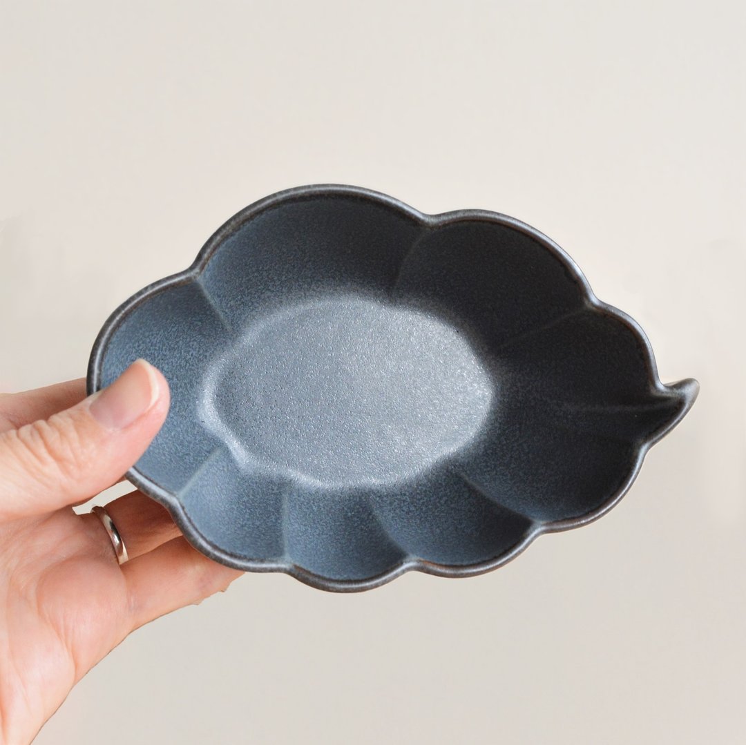 Mino Ware Midori cloud-shaped bowl - 碗 - 陶 灰色