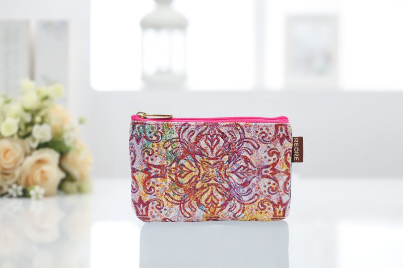 零钱包 卡片隔层 / 防泼水 平织缇花 花女王 - 零钱包 - 其他材质 多色