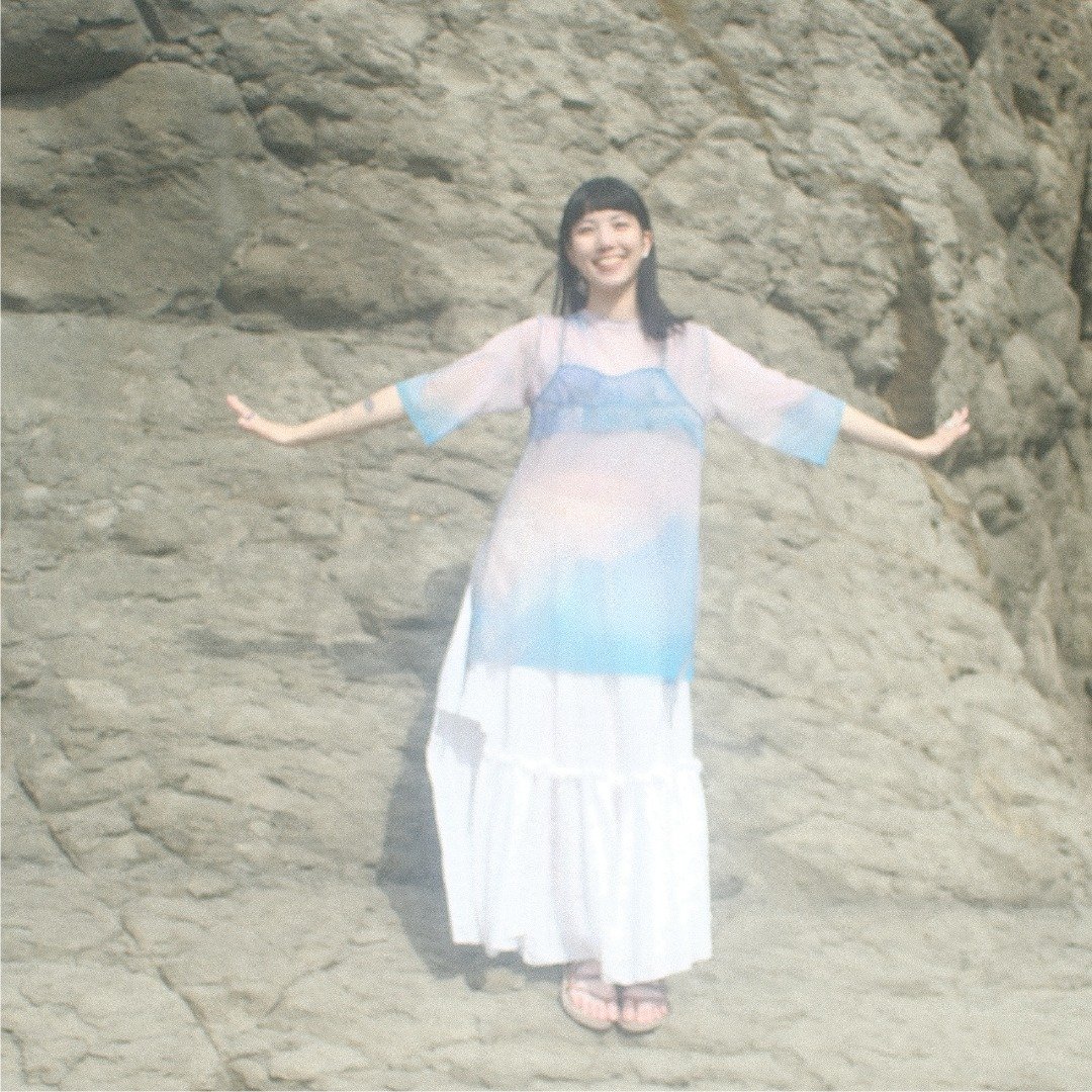 半袖子 |  缓浮 - 女装 T 恤 - 聚酯纤维 蓝色