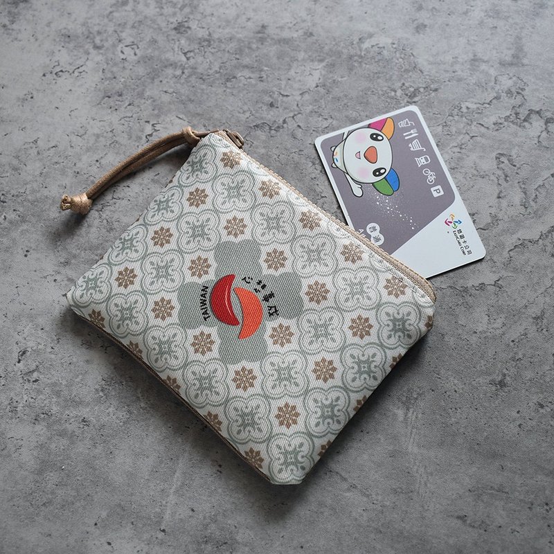 【桐鹿】海棠台湾 零钱袋_好茭杯(复古) - 零钱包 - 聚酯纤维 卡其色