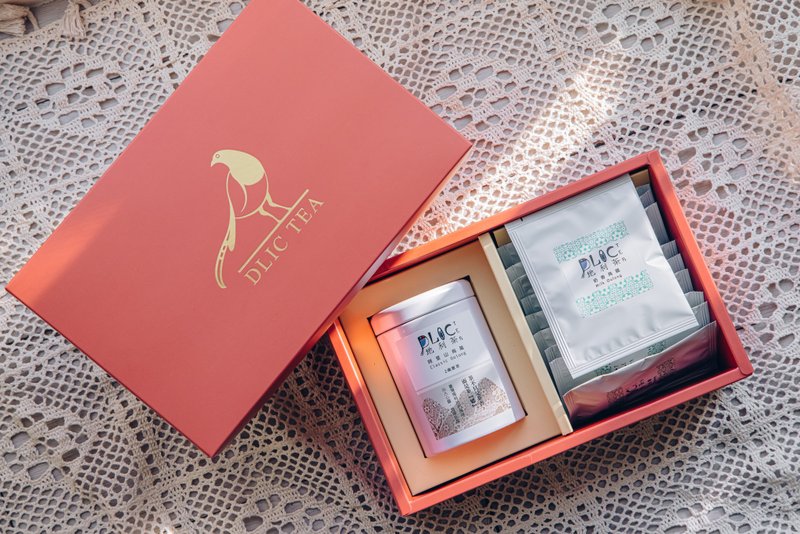 暖粹礼盒-茶罐与茶包组 - 茶 - 新鲜食材 红色