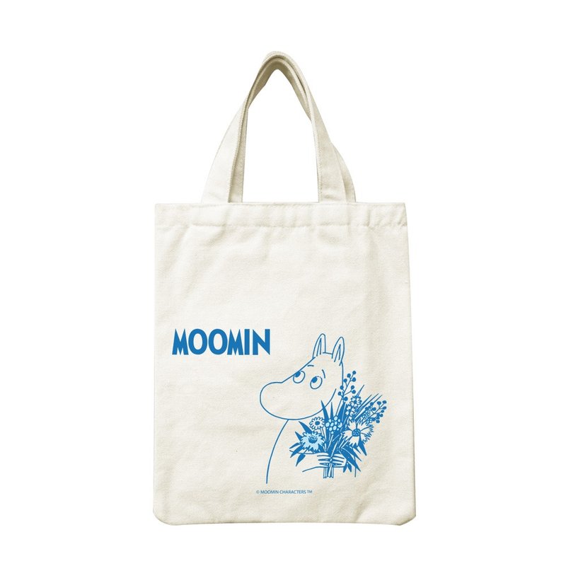 Moomin噜噜米授权-野餐包【Moomin】 - 手提包/手提袋 - 棉．麻 蓝色