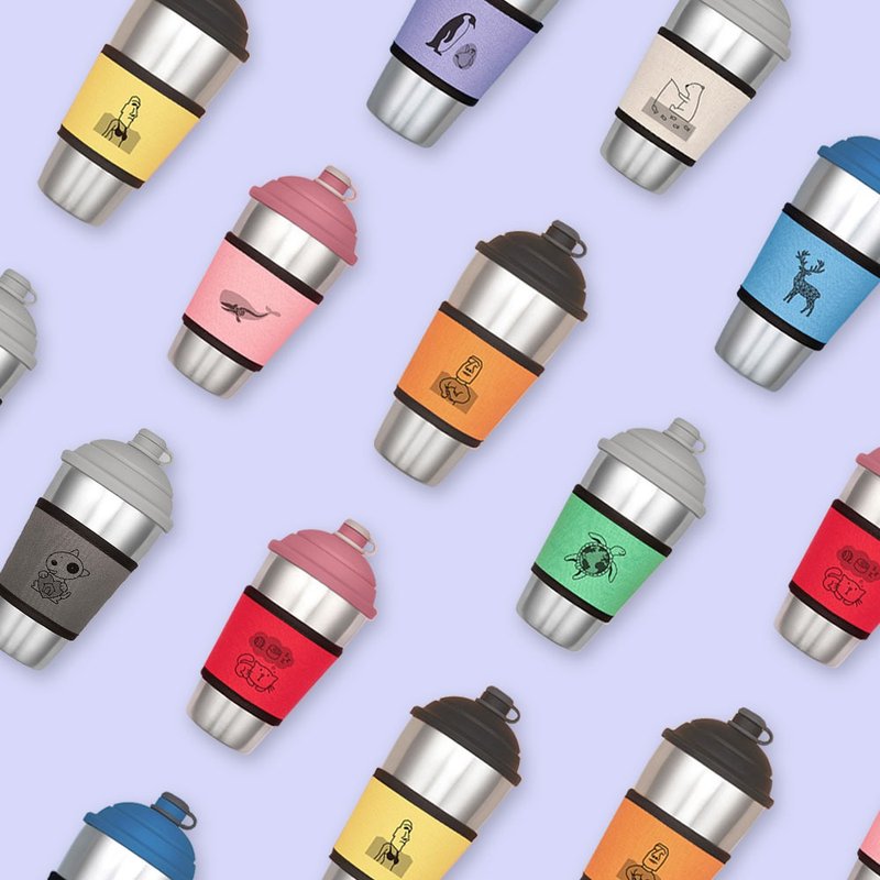 YCCT 感温杯套 - 任选2款优惠 - 喝咖啡的好伙伴 - 随行杯提袋/水壶袋 - 棉．麻 多色