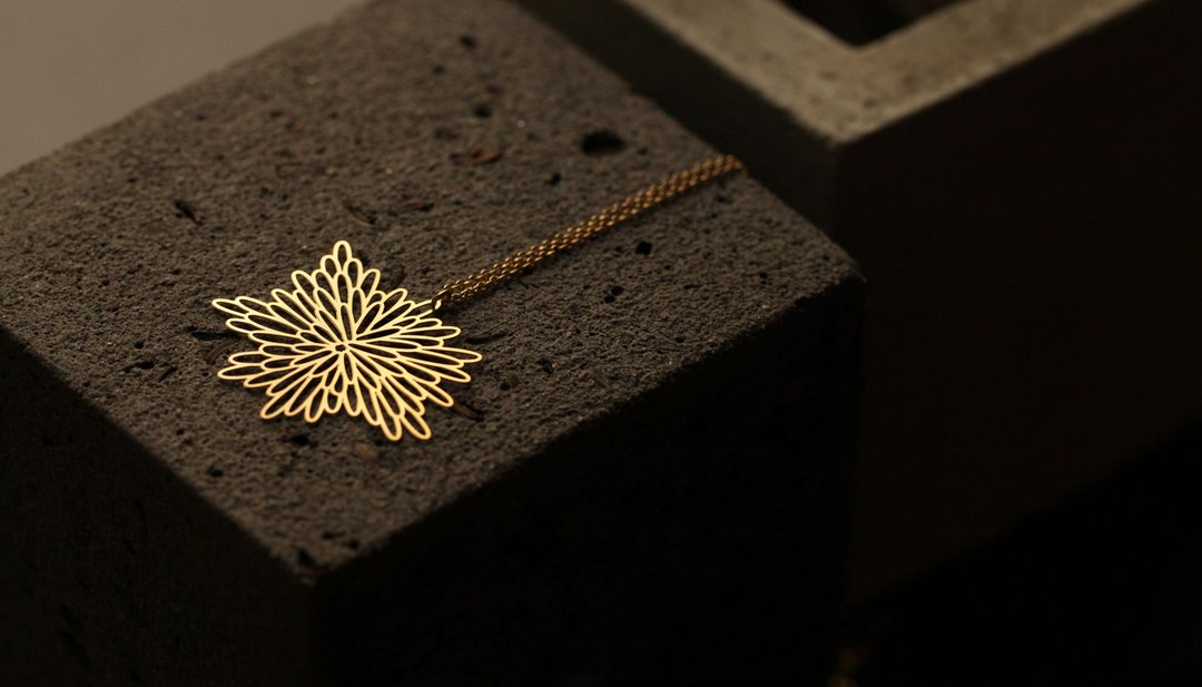 闪耀项链 Bright Pendant S (Gold) - 项链 - 其他金属 金色