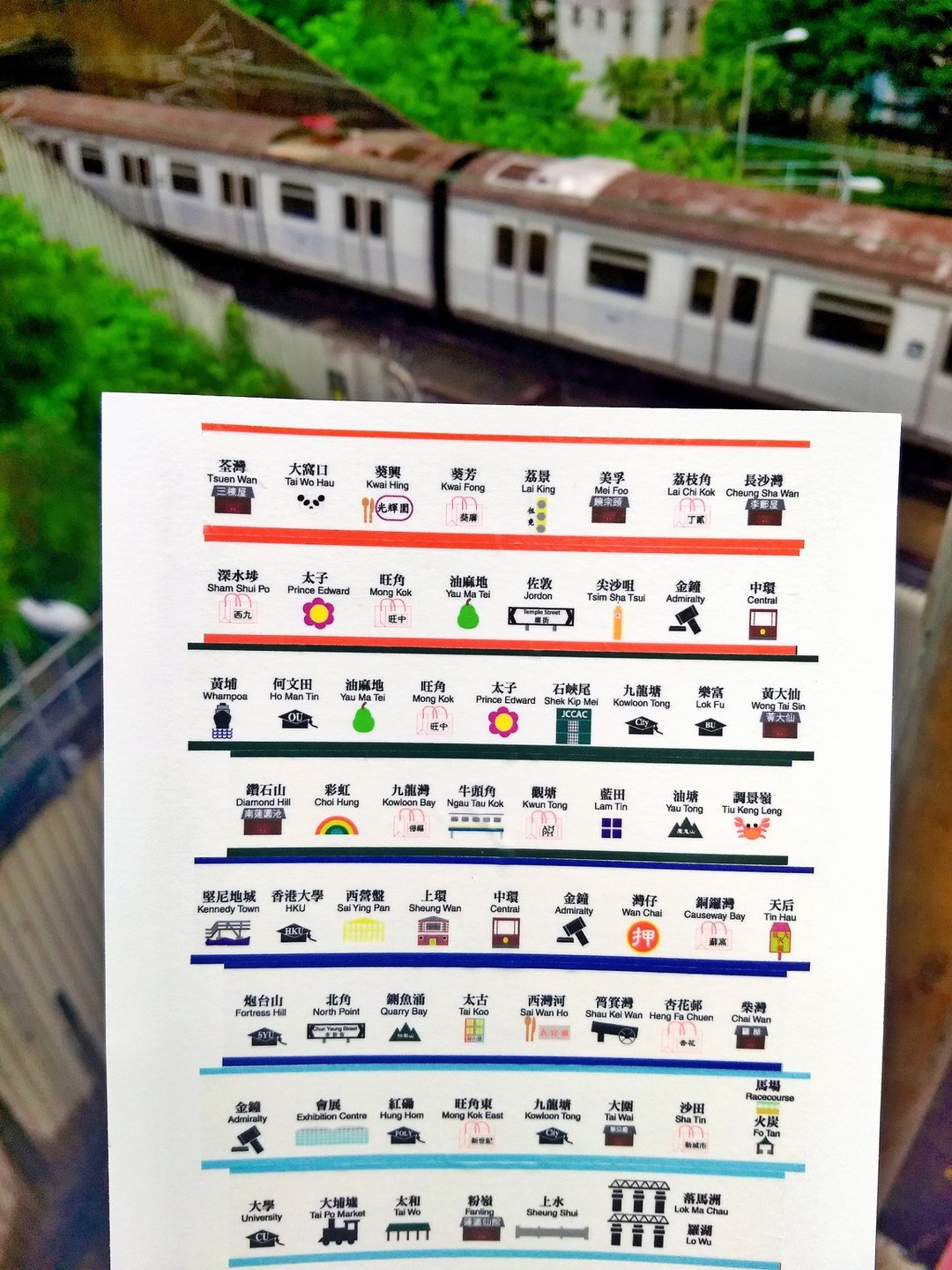 香港地标(上)纸胶带 - 纸胶带 - 纸 多色