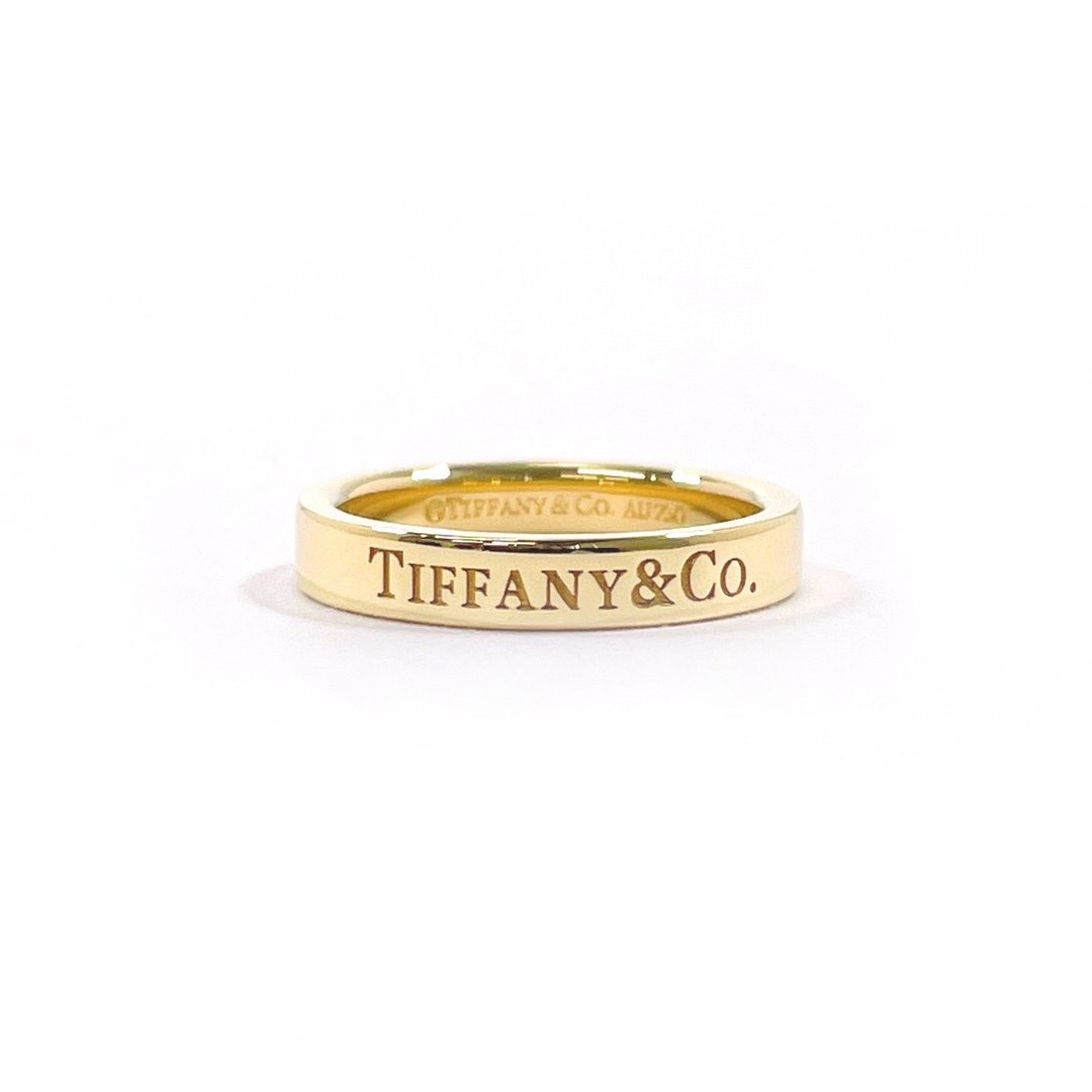 【日本直邮 中古美品】3.5 号 蒂芙尼 TIFFANY&Co. 戒指 宽版戒指 18K ગহল સોનો - 戒指 - 贵金属 金色