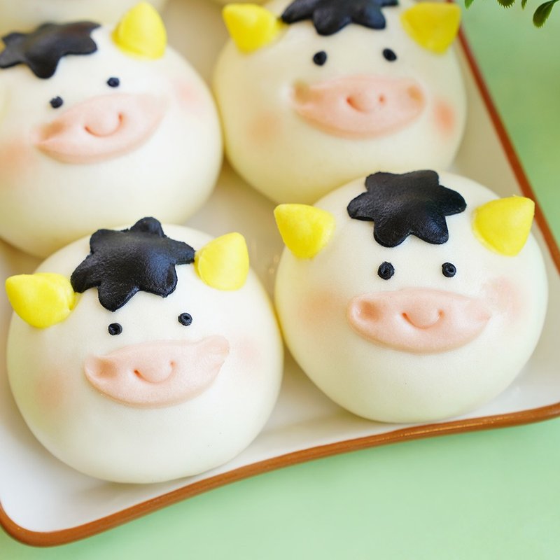 美姬馒头 扭转干坤牛牛鲜乳红豆包 一盒6入 - 其他 - 其他材质 