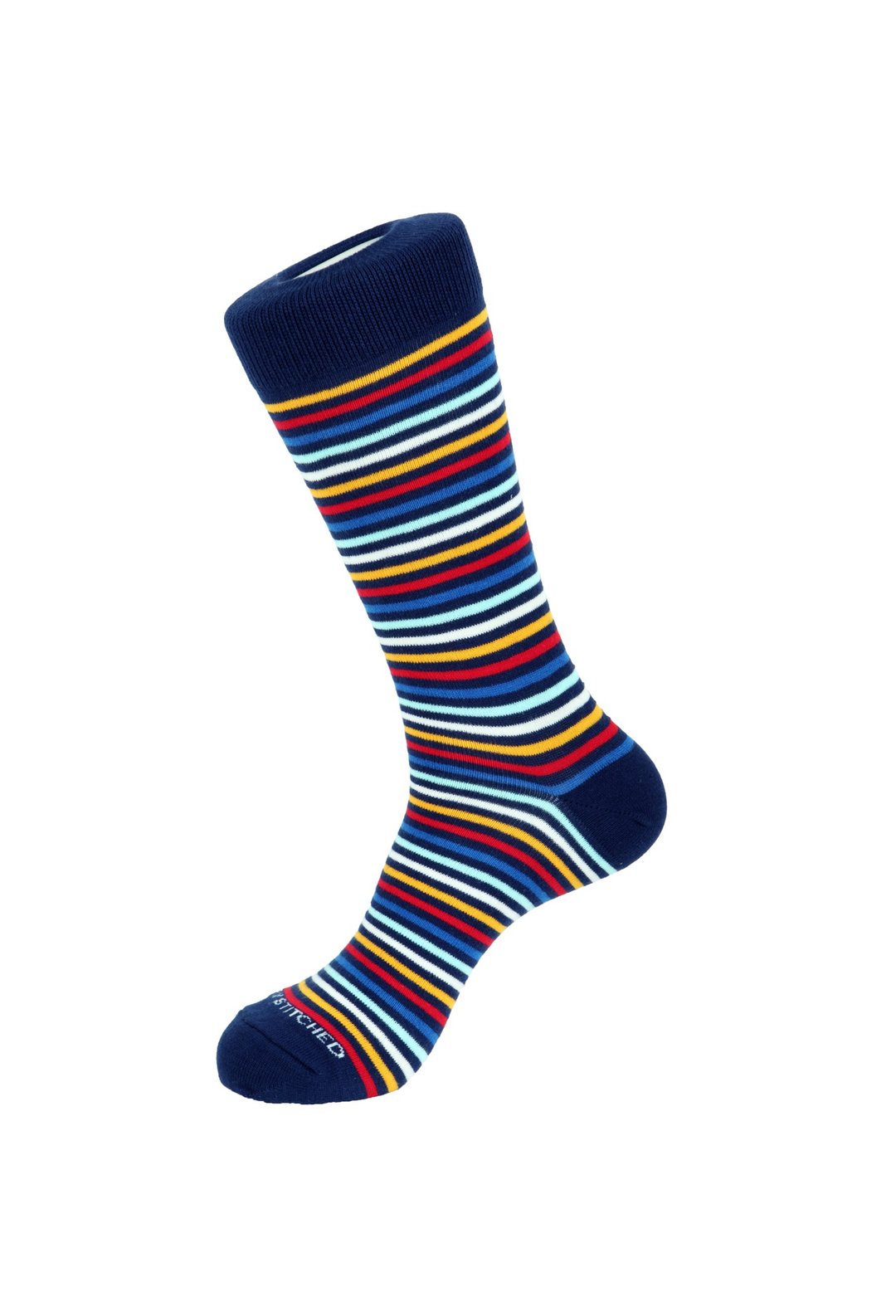 Color Stripe Socks 彩色条纹袜子 by Unsimply Stitched - 袜子 - 棉．麻 多色