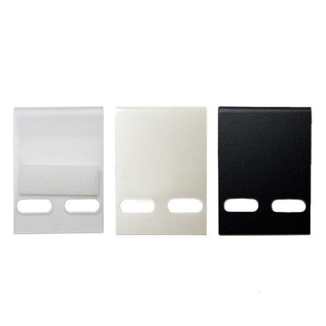 Clip-On mount 100 pieces OEM possible 3color - 收纳用品 - 塑料 黑色