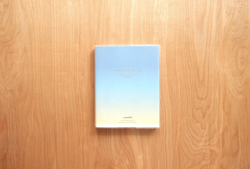 月历&周历记事本 尺寸 12x15.4 厘米：GRADIENT YELLOW 款式 - 笔记本/手帐 - 纸 黄色