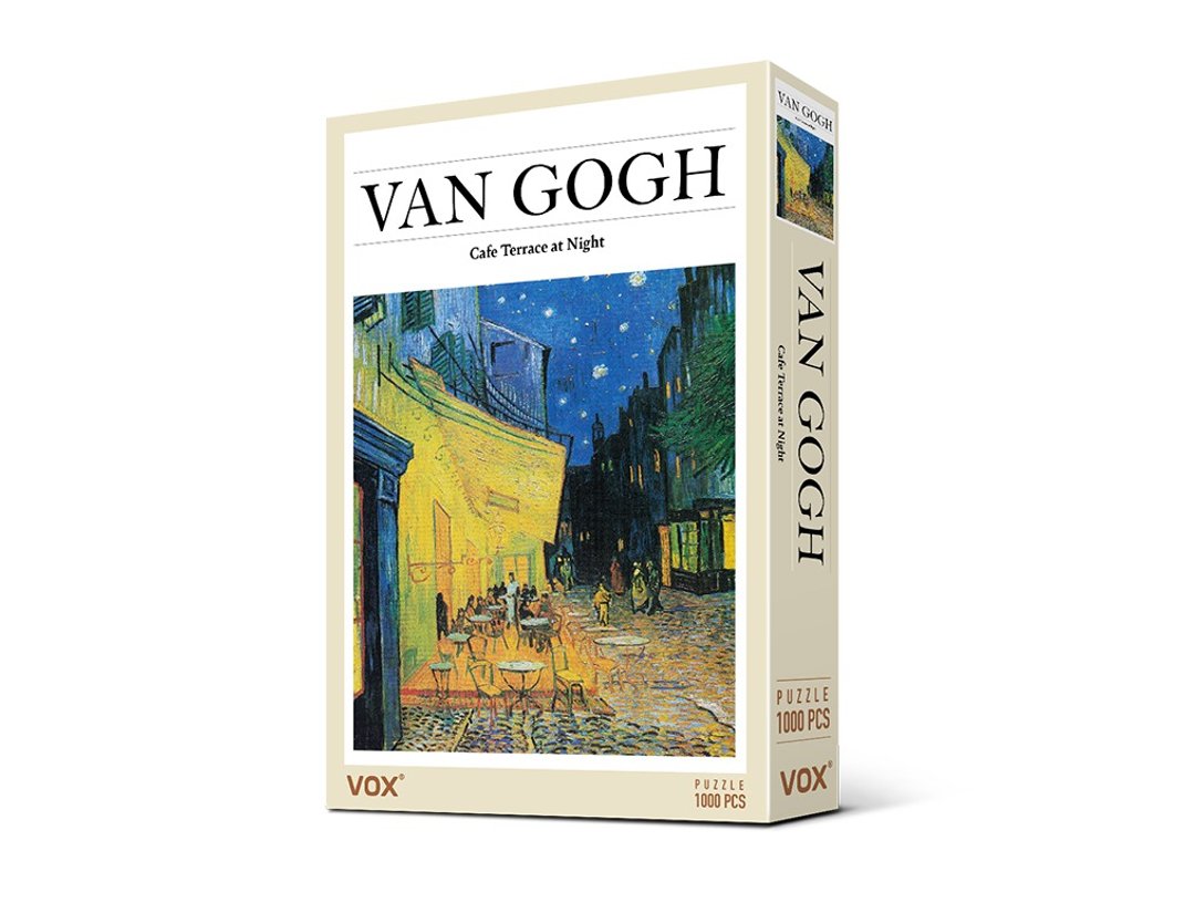 1000片海报拼图--Cafe Terrance at Night By Van Gogh - 拼图 - 纸 