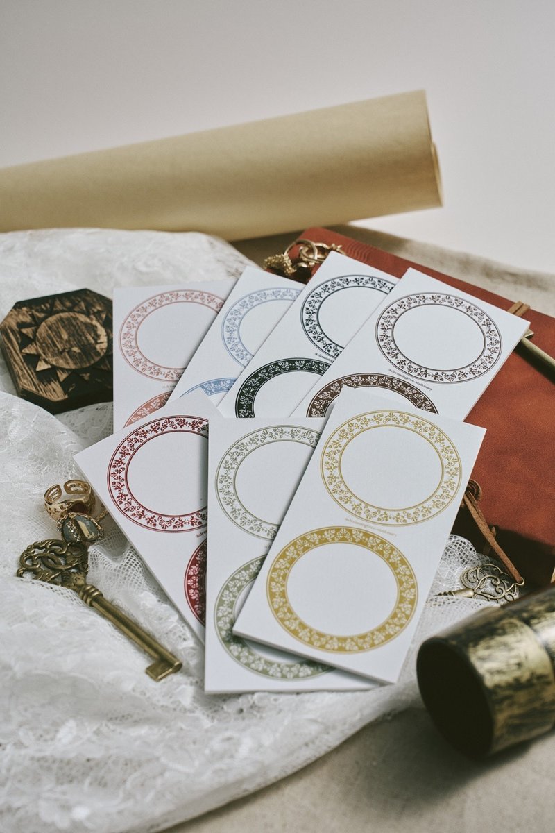 复古雅致 - 便条纸/标签贴 - 纸 