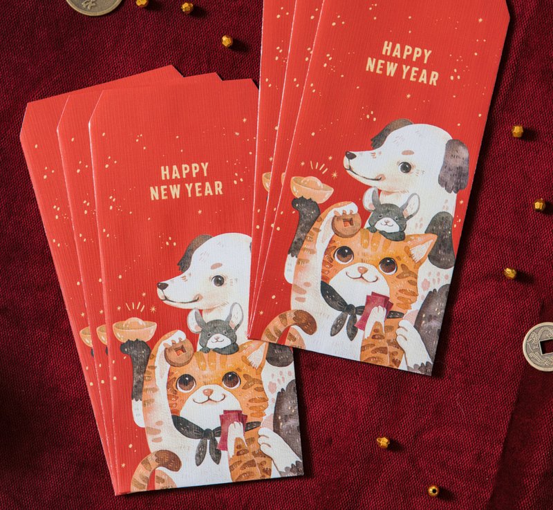 红包袋-富贵团圆 - 红包/春联 - 纸 红色