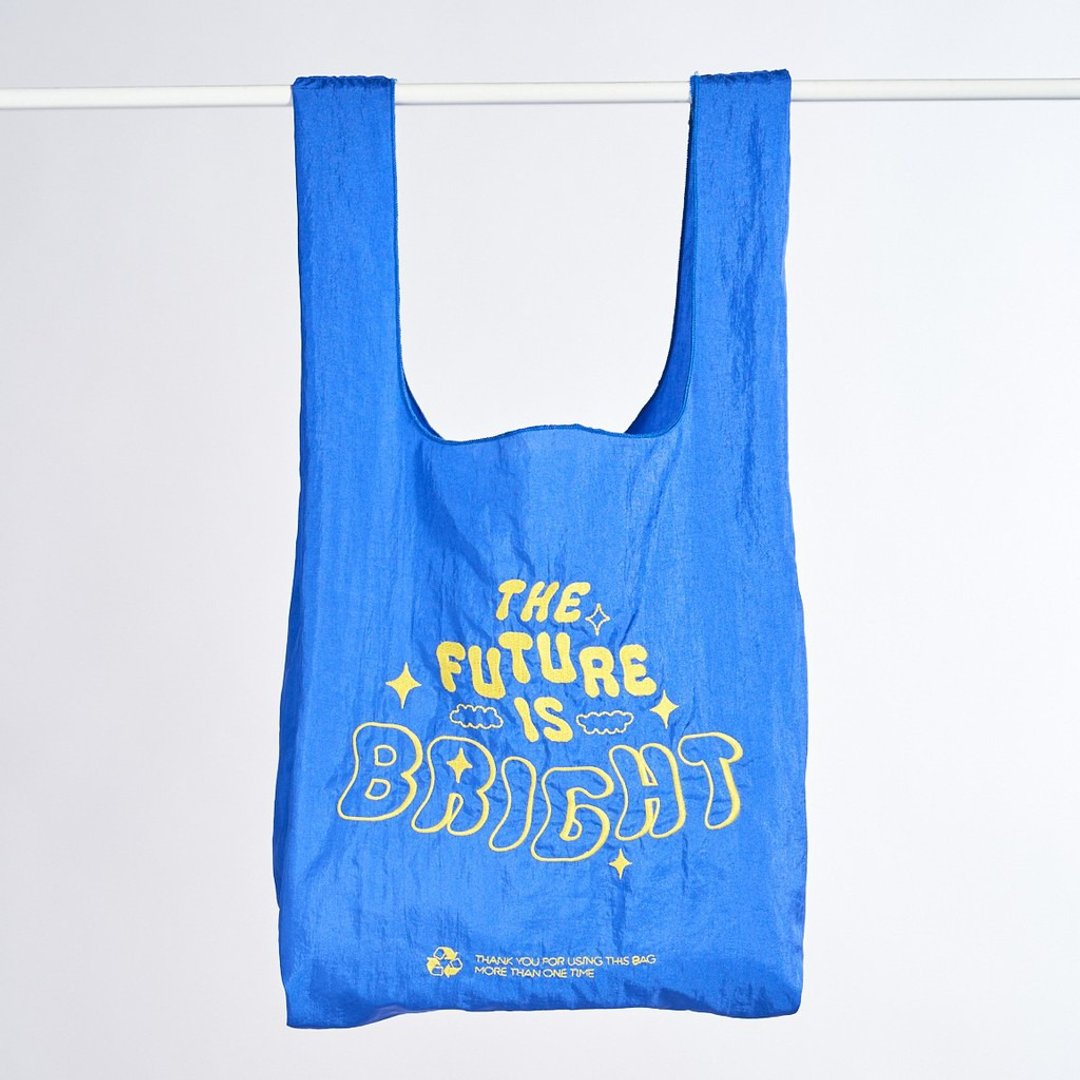 MAHANAKHON Shopping Bag - Bright / Blue - 其他 - 棉．麻 蓝色