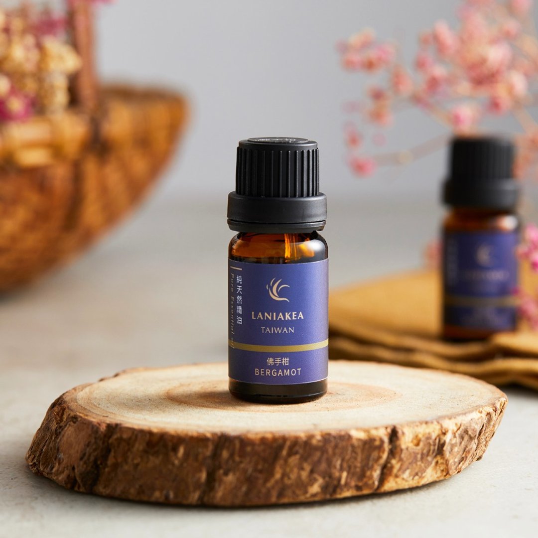 佛手柑 10ml -纯天然植物精油 | 芳疗 | 薰香 | 圣诞 | 交换礼物 - 香薰/精油/线香 - 玻璃 蓝色