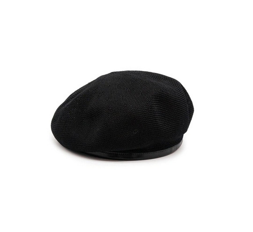 H.W.Dog&amp;Co.Leather 62Beret 22SS皮革滚边编织贝雷帽(两色) - 帽子 - 其他材质 多色