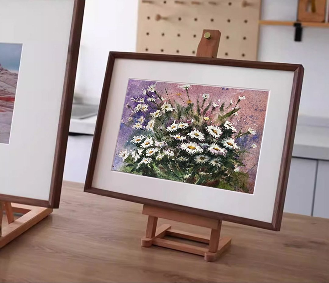 心花怒放 | 疗愈水彩系列 水彩原画 - 海报/装饰画/版画 - 纸 白色