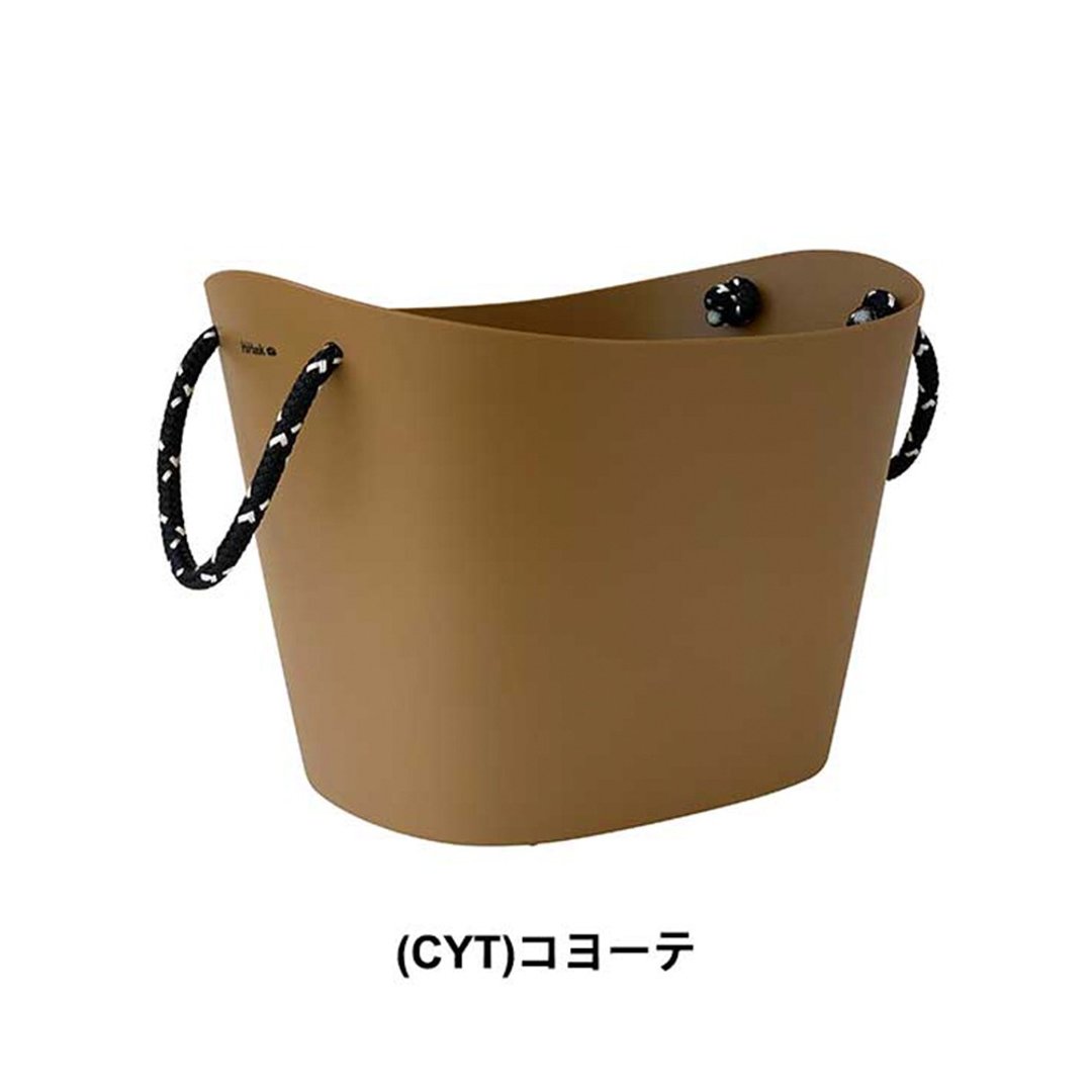 【八幡化成】Soft camp tote 露营多功能置物篮 L 卡其 - 置物架/篮子 - 其他材质 咖啡色